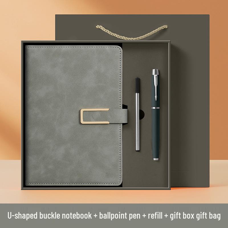 Customized Business Notebook Gift Set with Logo - Premium Cross Diary for Enterprise Office