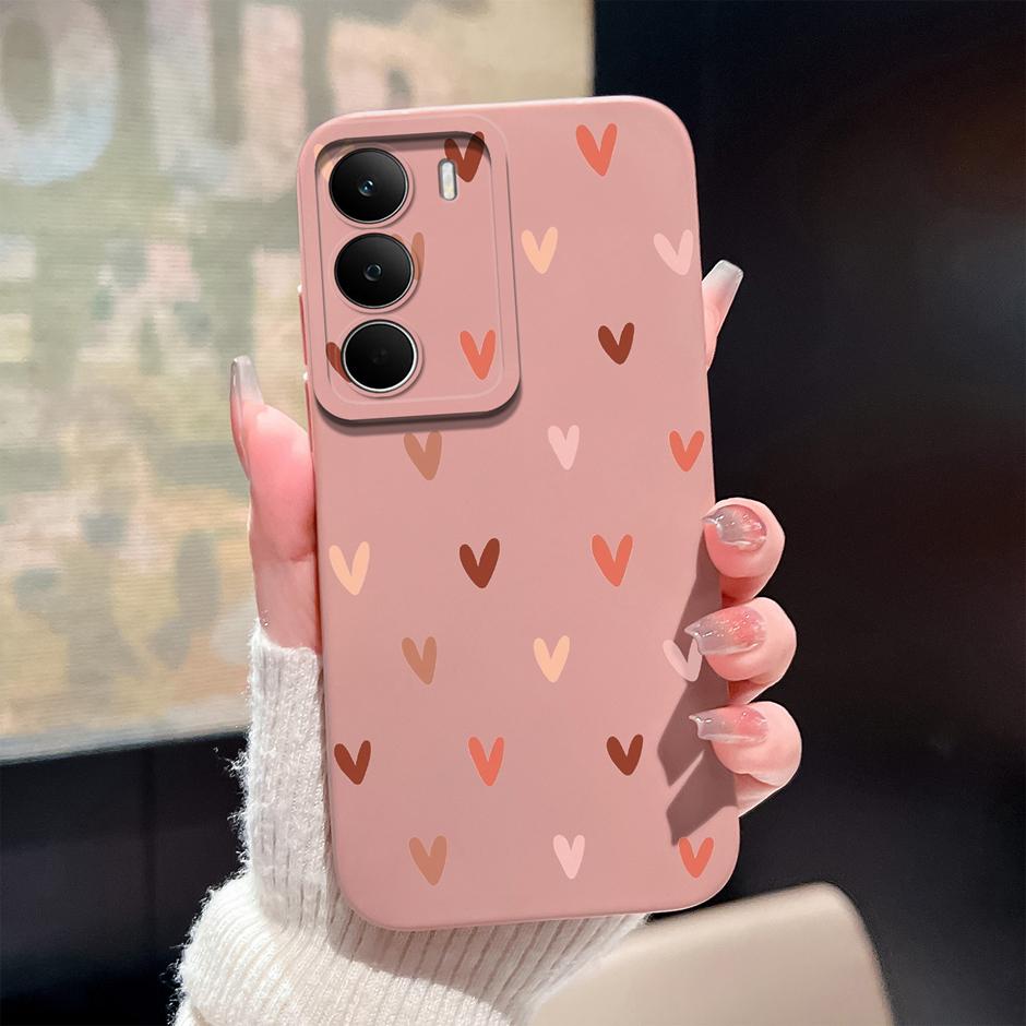 For Realme C71 C73 C75 C75x Phone Case Fashion Cartoon Sweet Girl Soft Silicone Anti Scratch Protective Bumper Back Cover Fundas