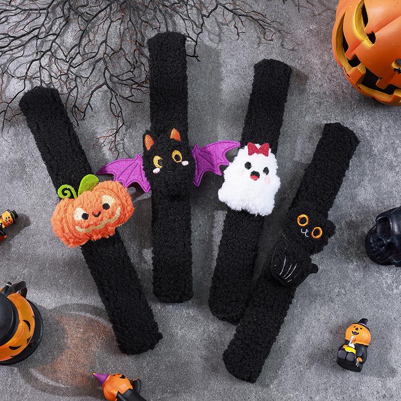 2026 Halloween Pumpkin & Ghost Slap Bracelet - Festive Decoration & Small Gift