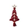 Crocheted Christmas Tree for Home Decor New Year Holiday Sign Knitting Gnome