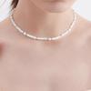 Four-leaf clover necklace, freshwater pearl light luxury collarbone chain 2025 new popular string