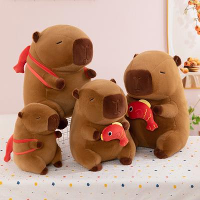 New Kapibara Koi Backpack Capybara Plush Toy Doll Cute Doll Gift