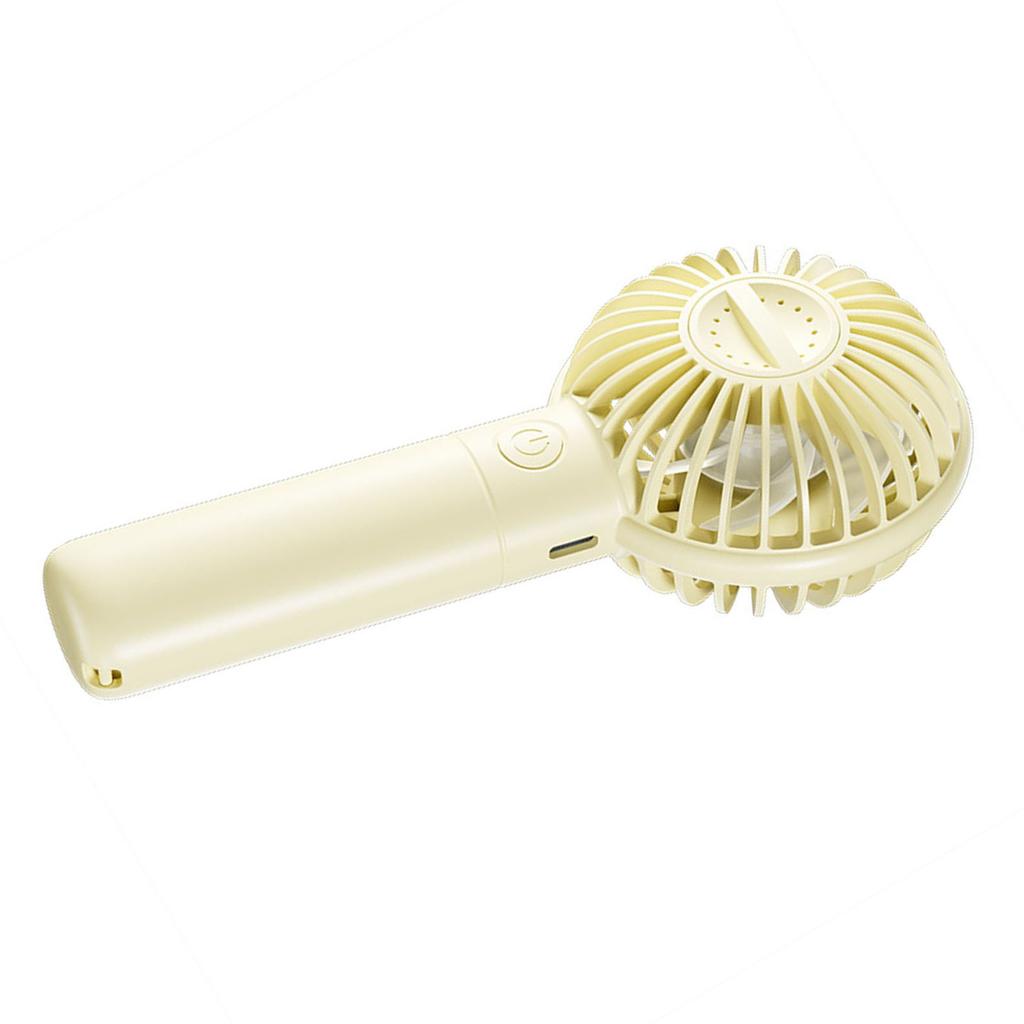 Portable Handheld Fan Quiet USB Rechargeable Multiple Speed Settings Handheld Fan for Students