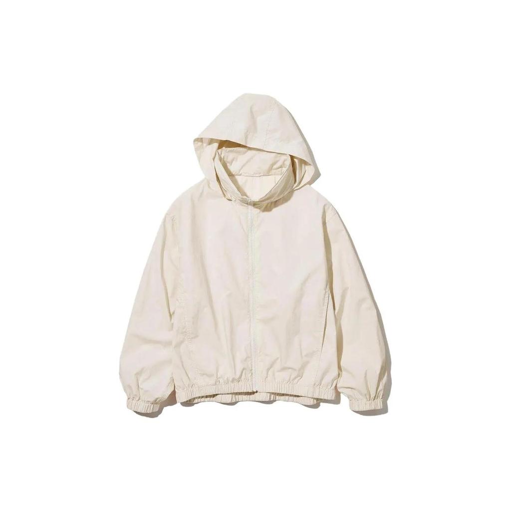 UNIQLO Jacket Women's Cream White (Unisex) Jackets 462181 30
