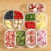 Food-Grade Freezer Storage Box for Meat, Onion, Ginger, and Garlic with Compartments