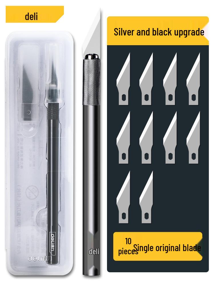 Deli Handmade Craft & Engraving Knife Set for Paper, Rubber Stamps, and Wood Carving.