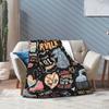 Heated Rivalry Blanket Winter Soft Throw Blanket For Girls Outdoor Flannel Bedspread Bed Cover