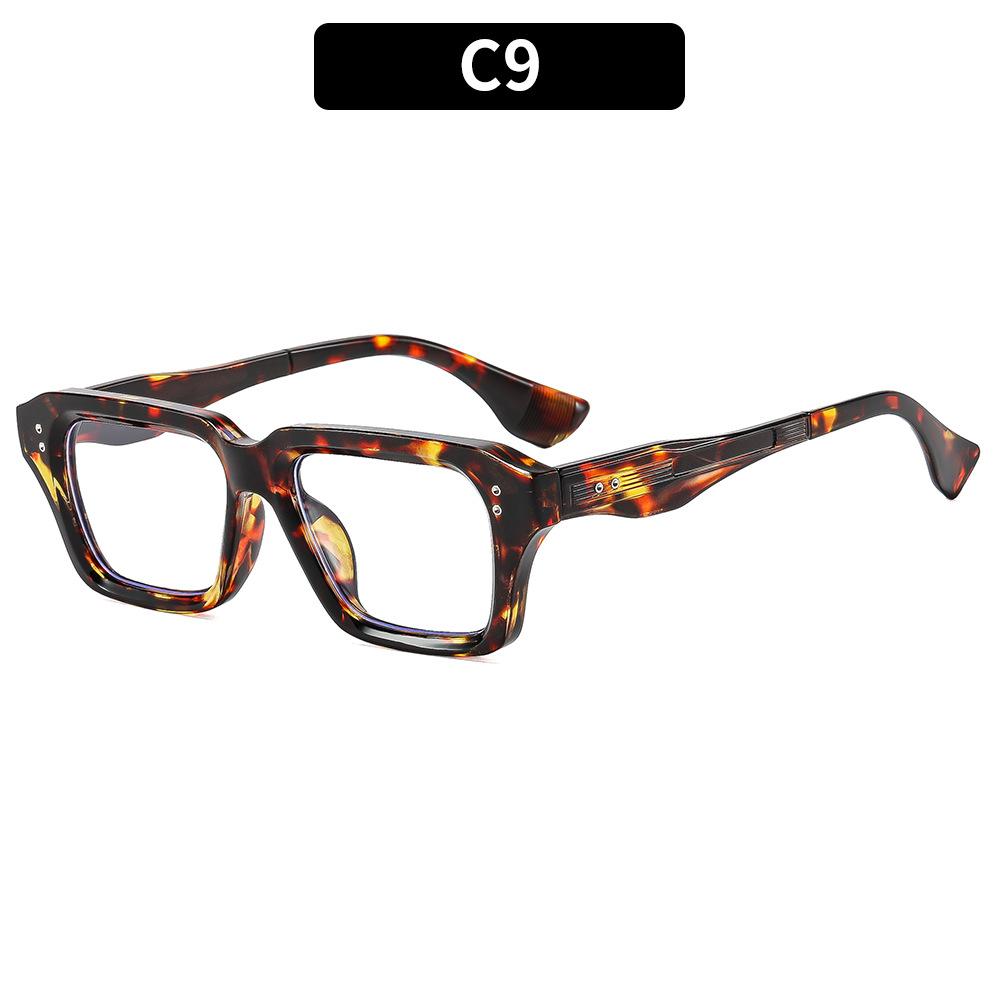 Square Frame Rice Stud Sunglasses Outdoor Retro Inspired UV400 Protection Sun Glasses Trendy Vintage Eyewear for Unisex