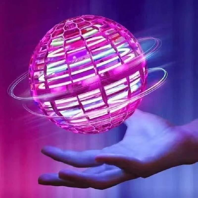 Ufo Magic Floating Ball Abs Material Usb Powered Spin Control Electric Blue Water Drop Edition