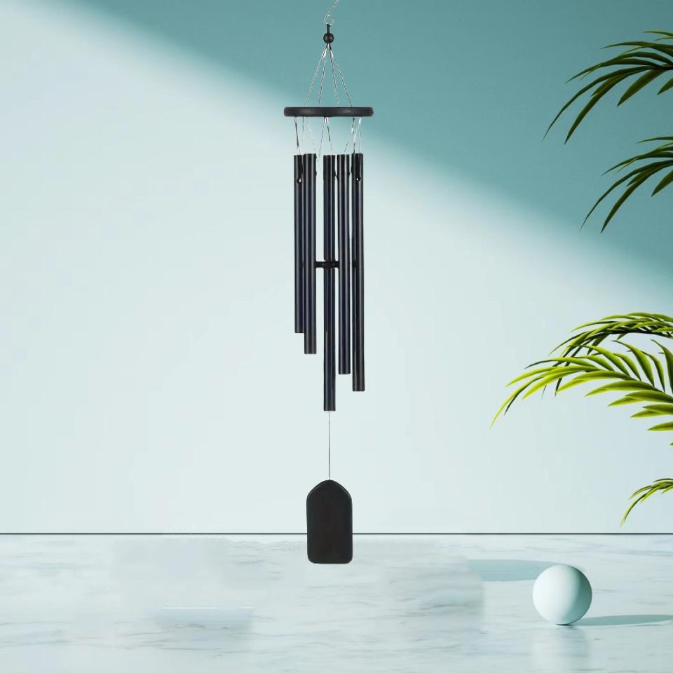 

Classic Rotating Fengchi Home Aluminum Tube Metal Pine Balcony Outdoor Decoration Pendant Small Gift 75CM