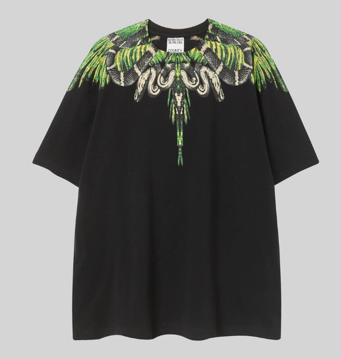 Felpa con cappuccio Marcelo Trendy Feathered Wings: Felpa girocollo unisex con motivo a fulmini e serpenti multicolore Phantom Wings.