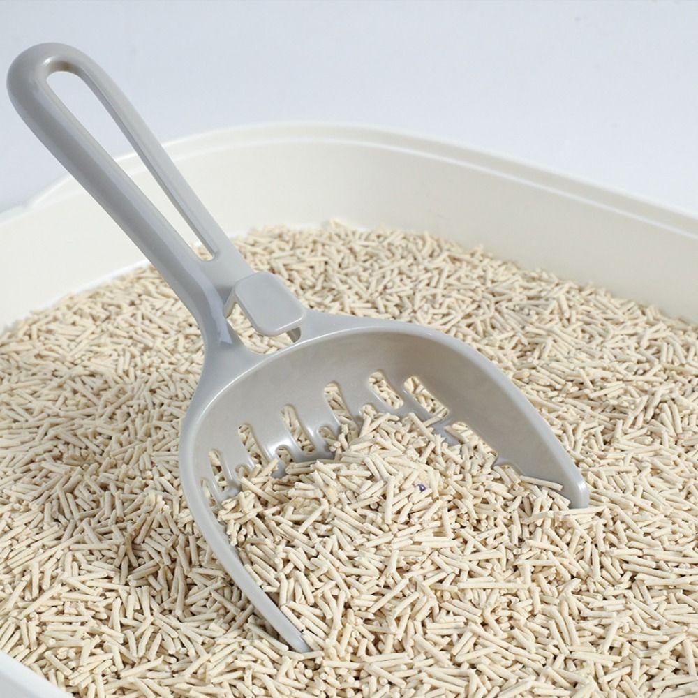 Plastic Cat Litter Shovel Ergonomic Handle Pet Poop Shovel Kitten Toilet Clean Tools Cat Products