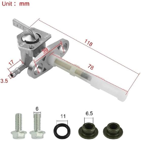 

Motorcycle Fuel Petcock Switch Fit For Honda XR 50 70 80 100 200 250 600 CRF 150 230 16950-GCF-671