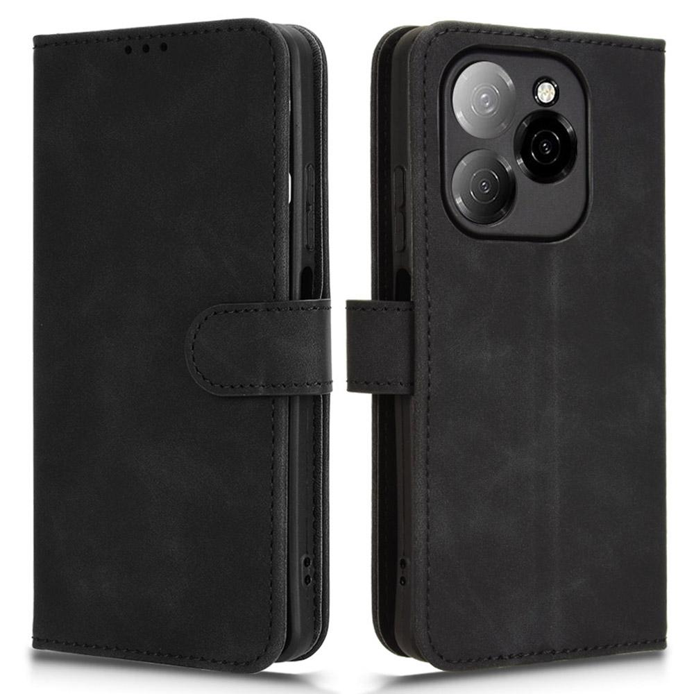 For TECNO Spark 20 Pro 5G Leather Case Skin-Feel Anti-Drop Wallet Flip Phone Cover