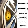 AAVR1 6pcs Car Brake Caliper Sticker For AMG Mercedes Benz W212 W213 W205 AMG W177 W247 W176 GLA GLC Modification Auto Accessorie