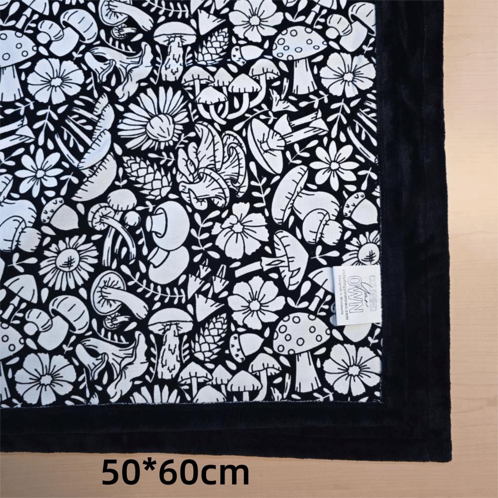 12/24 Barevných Fixů DIY Omalovánka Strojově Praný Materiál Barevná Přikrývka Kreativní Design Namaluj si vlastní přikrývku