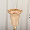 Desktop Metal Trumpets Centerpieces Vase Gold Flowers Vase Welcome Area Road Guide Flowers Holder Height Wedding