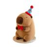 Capybara Birthday Party Hat Plush Doll - Stuffed Animal Gift Ragdoll