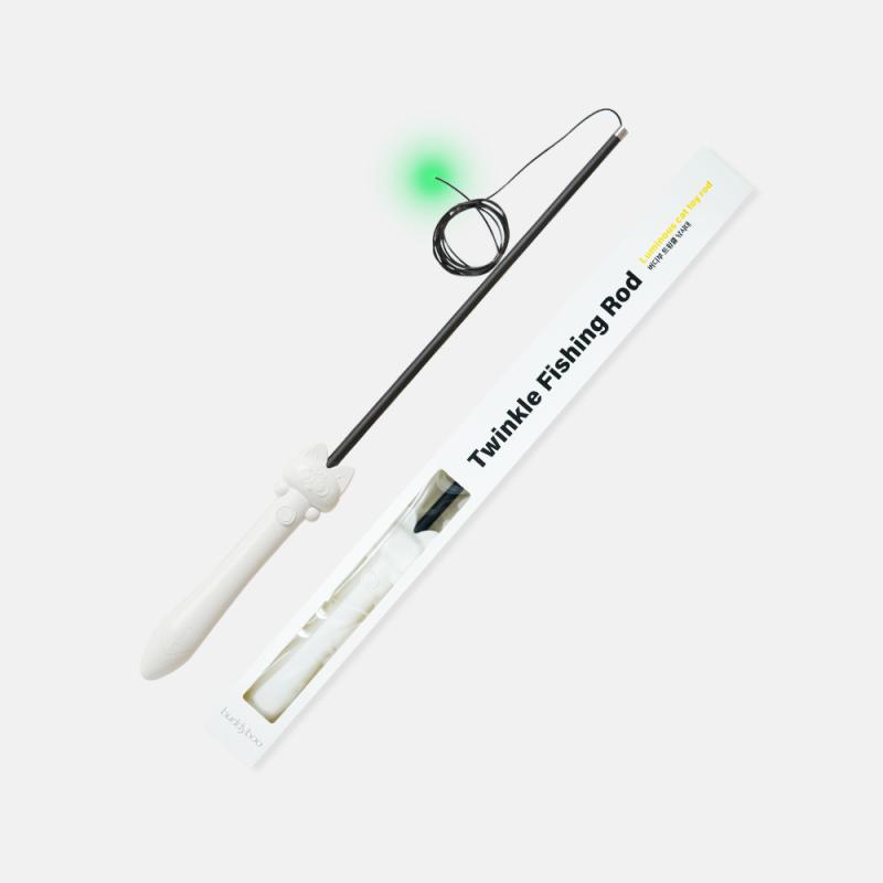 Twinkle Fishing Rod Glowing Cat Fishing Rod LED Laser