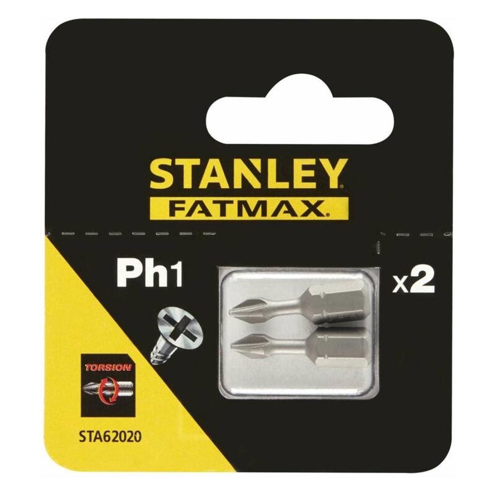 Stanley FatMax PH1 Screwdriver Bit  (Pack of 2)