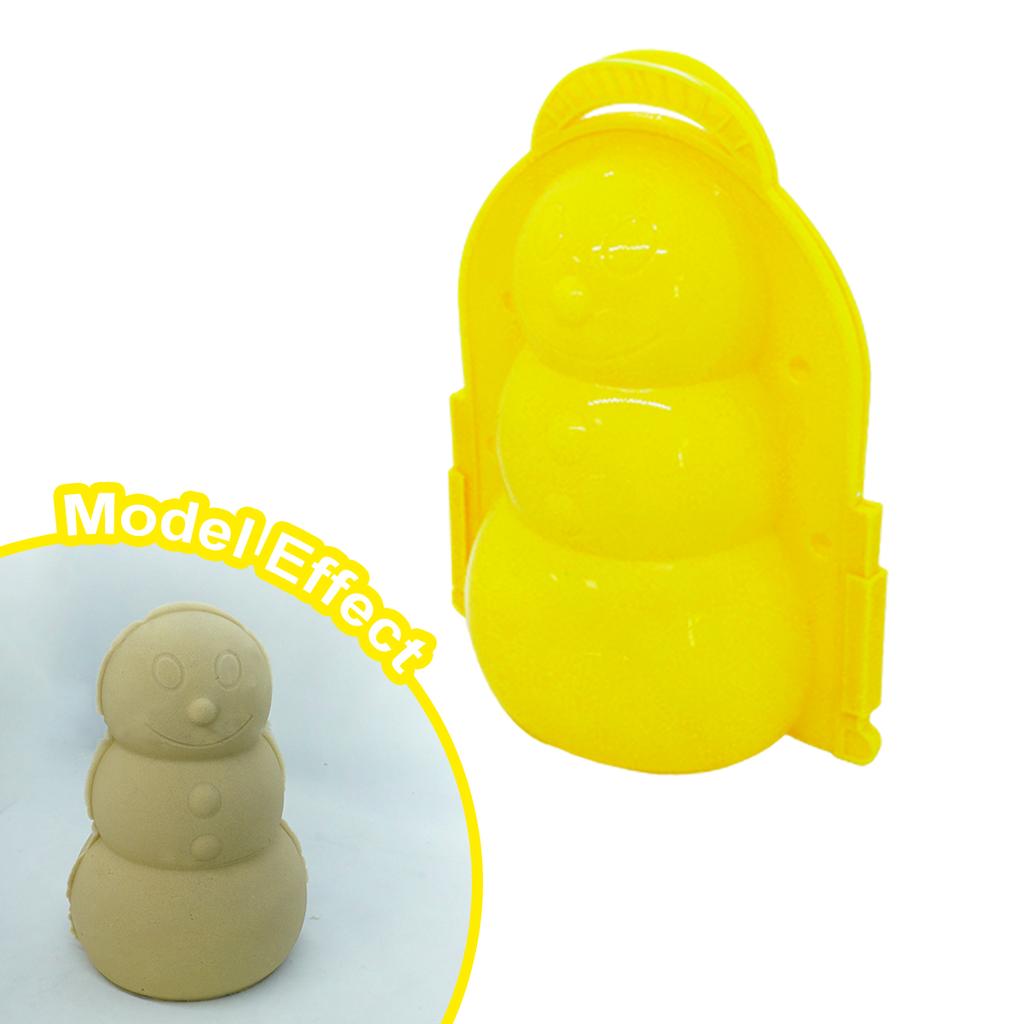 Snowman Snowball Fight With Snow Model 3 Colors Children's Sand Castle Model Beach Toy Water Games Kid Summer Accessories Gifts