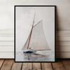Poster Yacht Sailboat Boat