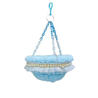 Versatile Thickened Parrot Nest Swing Breathable Cozy Bird Hanging Hammock Candy Color Warm Parrot Nest House Breeding Season