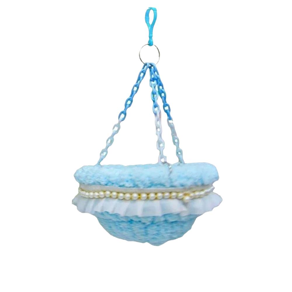 Vielseitige Verdickte Papageiennestschaukel Atmungsaktiv Gemütlich Papageiennesthaus Bonbonfarbe Warm Vogelkäfig Hängematte Herbst Winter