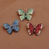 Light luxury butterfly pin, three-dimensional sparkling diamond chest flower, best friend's birthday gift, high-end feeling