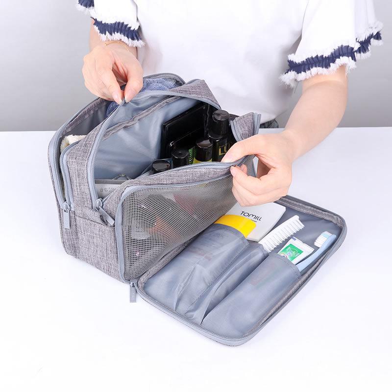 New Arrival Portable Cosmetic Bag with Wet & Dry Separation - Stylish Toiletry & Travel Storage Solution