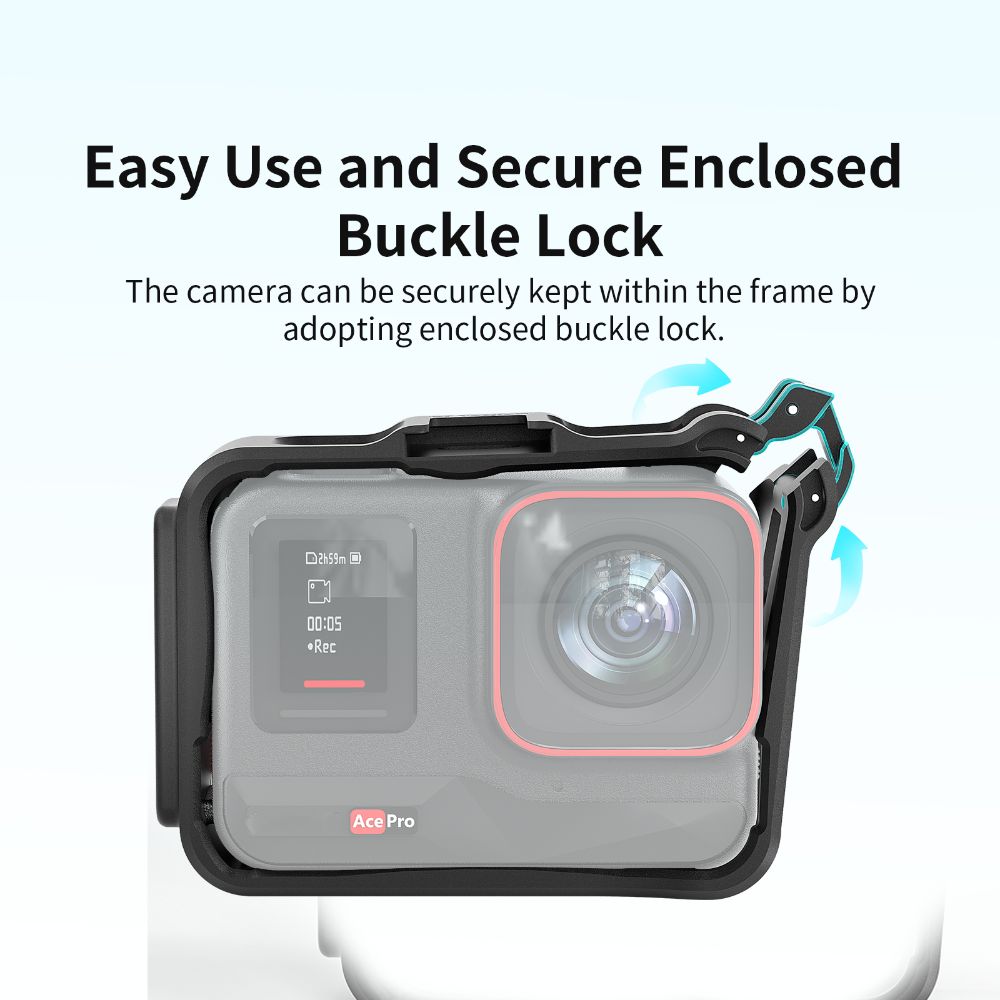 Expansion Cage Case Protection Housing Shell New Protective Frame for Insta360 Ace/Ace Pro