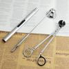 Aroma Candle Tool Kit: Wick Trimmer, Snuffer, Extinguishing Hook, and Tray.