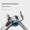 Large Anti-Splash Stainless Steel Nail Clippers - Manicure Set for Thick Toenails
