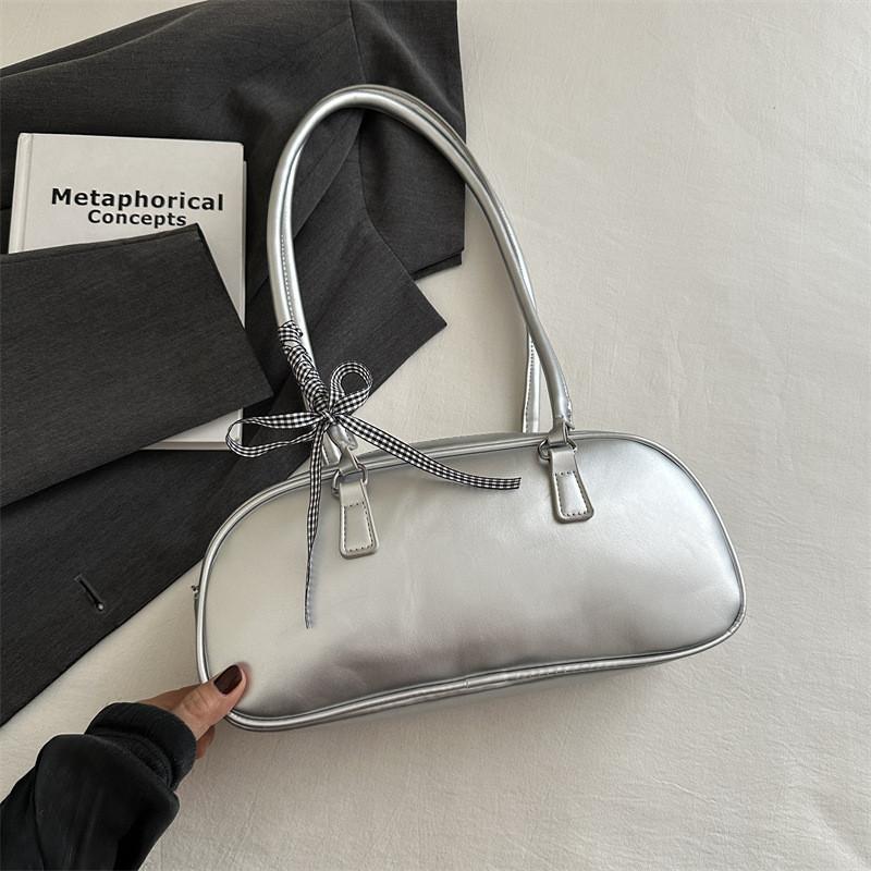 Fashionable Retro Trendy Simple Shoulder Bag Large Capacity Korean Style