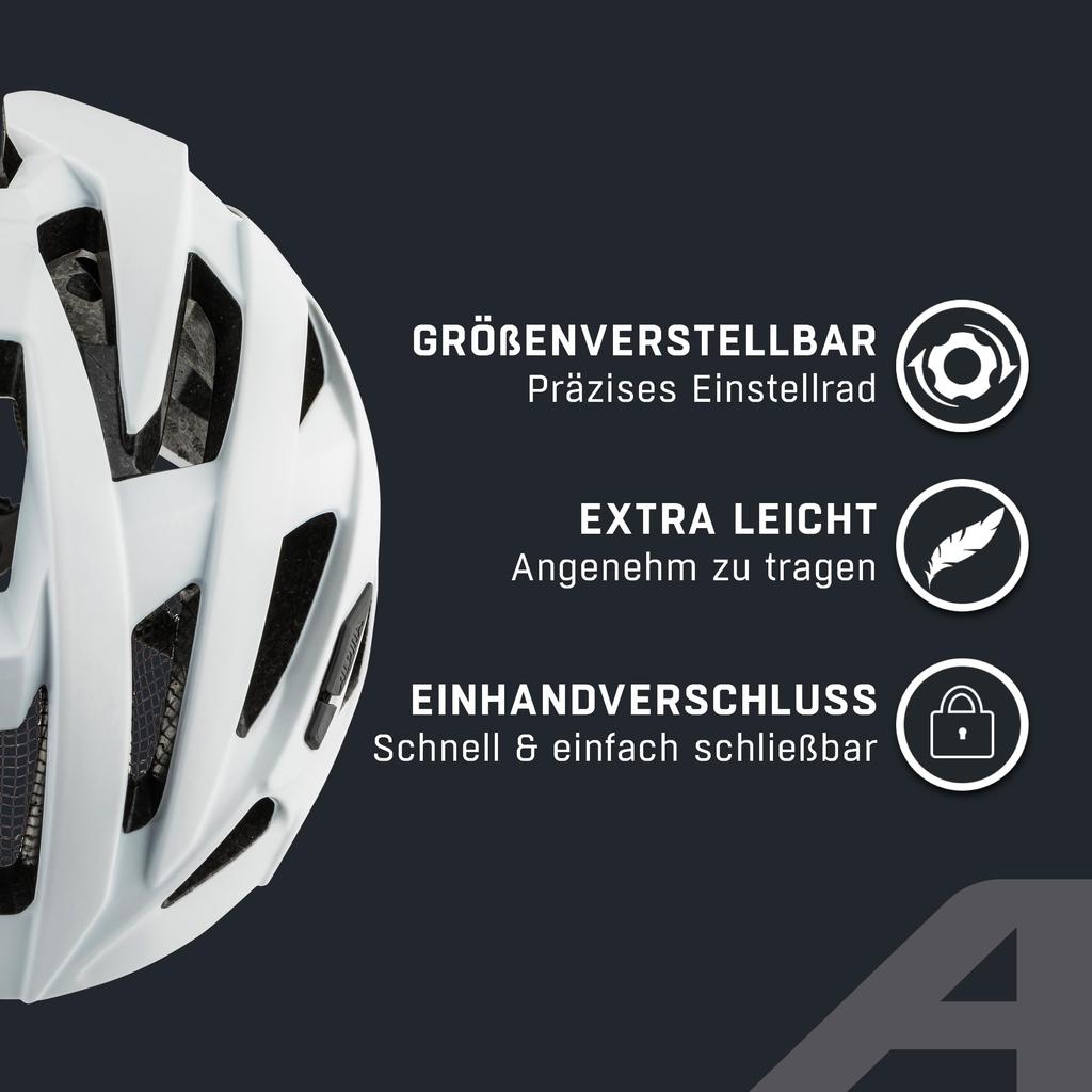 ALPINA Bicycle Road JCF Made In VALPAROLA Cm Helmet, Bike, Approved, Germany, / 55-59