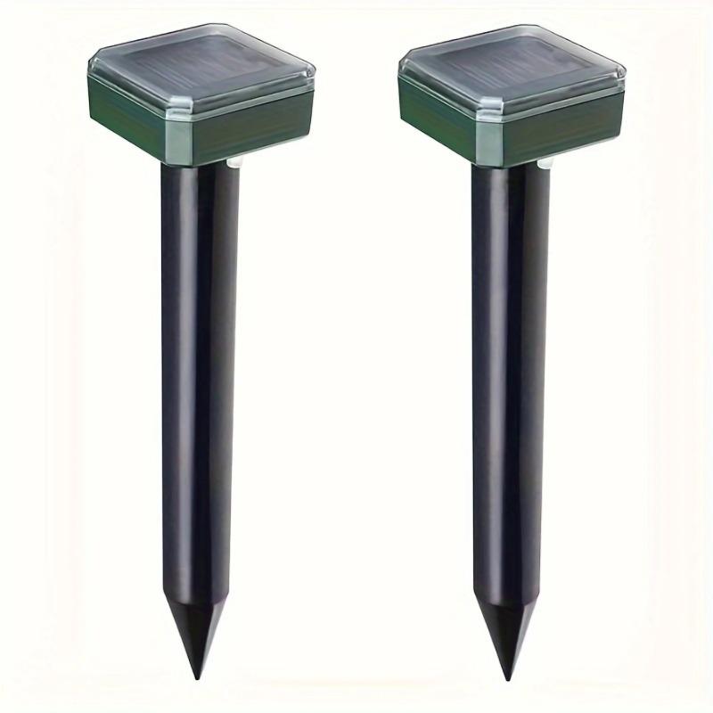 

4-компонентный солнечный садовый заземляющий драйвер, наружный садовый солнечный драйвер, ультразвуковое уничтожение крыс и ловля крыс в домашних условиях Small Square 2PCS