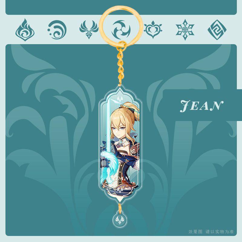 Genshin Impact Acrylic Double Sided Keychain Cartoon Keychains