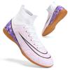 Special High-Top Football Shoes Tf Broken Nails Artificial Turf Fg Nails Leather Feet Male And Female Teenagers Training Shoes