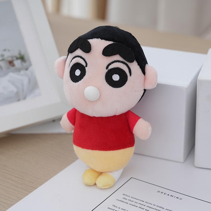 Entzückender Plüsch Crayon Shin-chan Schlüsselanhänger Weiches und kuscheliges Spielzeug für Taschen und Geschenke 16cm
