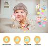 EarthMama Animal Hand Rattle Toy with BB Device - Early Education & Soothing Doll for Infants