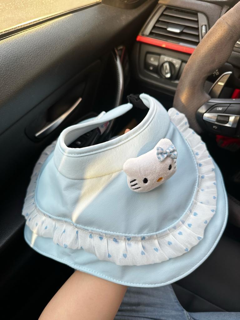 2025 Original Summer Big Brim Portable Light and Thin Empty Top Egg Roll Sun Hat Quick Drying Cute Empty Top Hat