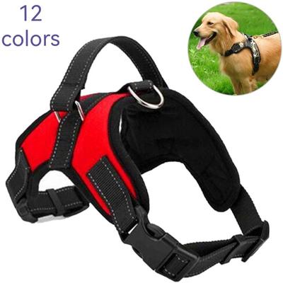 Dog Harness Leash Set Adjustable Reflective Dog Chest Harness For Dogs Cats Outdoor Walking Mesh Pet Vest Collar Pet Accessories