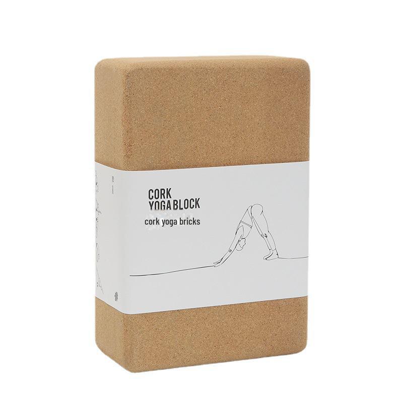 Custom Engraved Non-Slip Cork Yoga Bricks for Kids' Dance, Sports, and Fitness