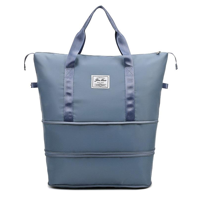 Double Layer Expansion Large Capacity Travel Bag Dry-wet Separation Handbag Lightweight Universal Outdoor Fitness Yoga Bag