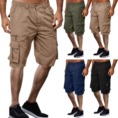 Men's Casual Multi-pocket Work Shorts Fashion Men's Loose Outdoor Casual Trousers Five Trousers
