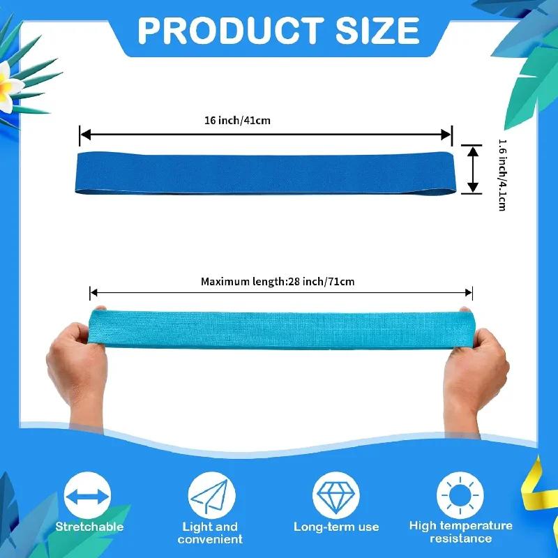 4Pcs Beach Chair Straps Stretchable Towel Band Color Rubber Fixing Clips Ship Essentials Silicone