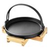 ZISIZ Cast Iron Teppanyaki Griddle Plate