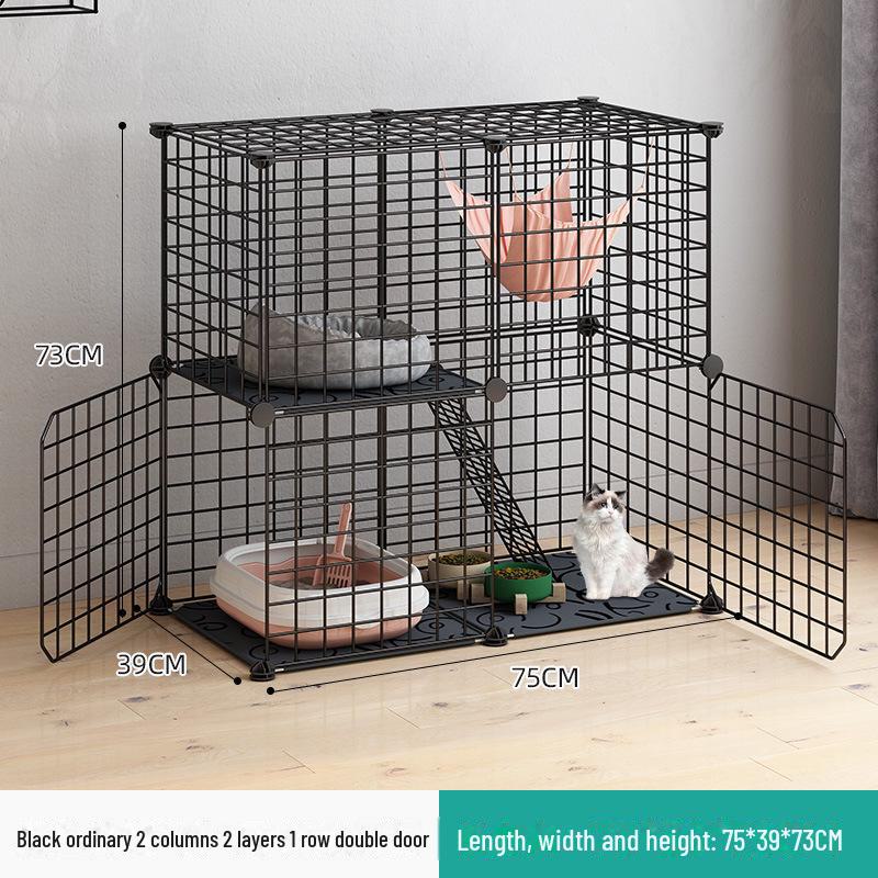 DIY Pet Cage Assembly: Versatile Wire Mesh Fence for Cats, Dogs, Rabbits, and More