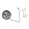 Boat Fuel Tank Cap 1.5 Inch 38mm Marine Fuel Cover with Chain and Key Stainless Steel Deck Fill Filler Cap for Yachts