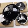 CRM1 1pcs Car Grill Emblem Star Badge Front Grill Logo For Mercedes Benz W204 W205 W213 X253 A B C E S CLA GLB GLC GLE GLS